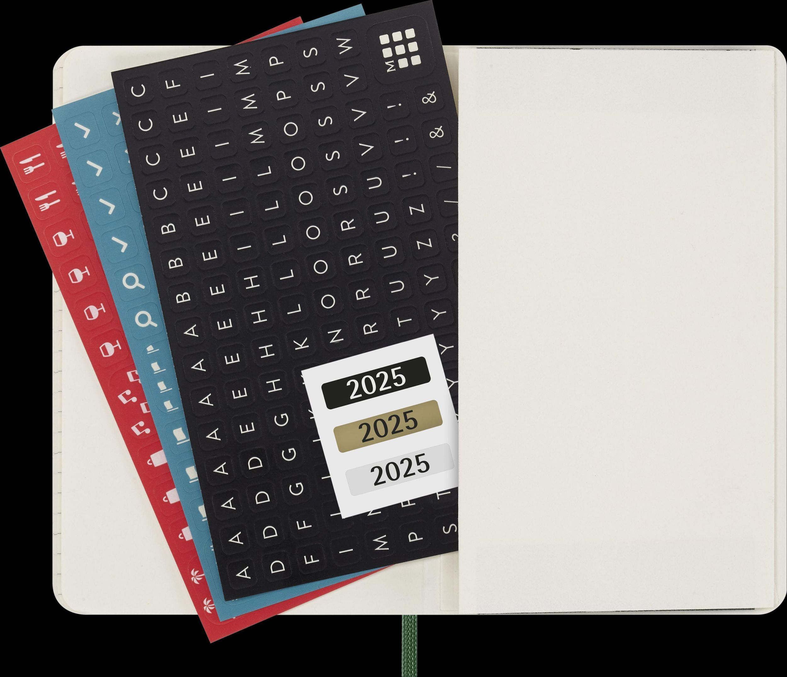 Bild: 8056999270742 | Moleskine 12 Monate Wochen Notizkalender 2025, Pocket/A6, 1 Wo = 1...