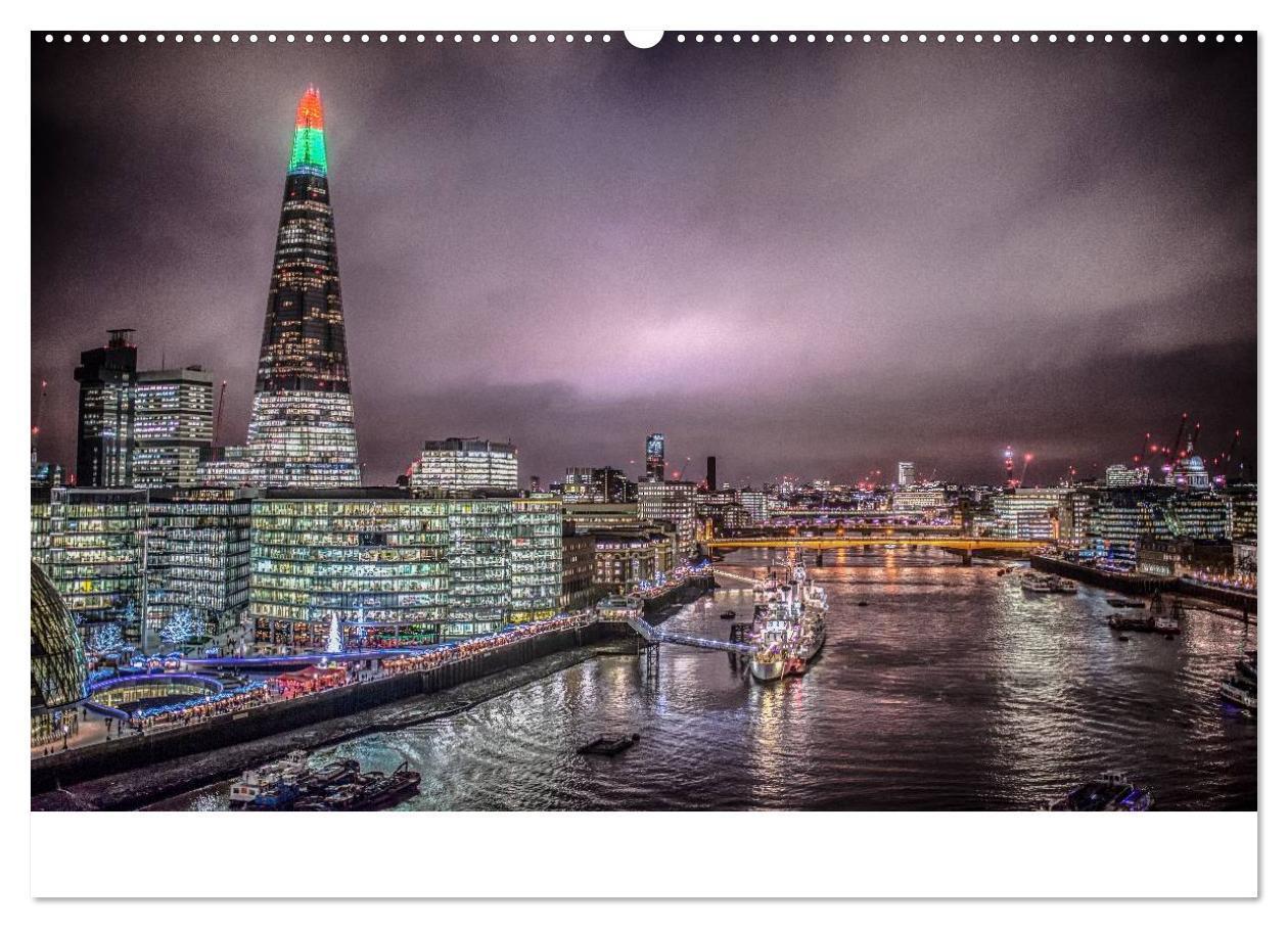 Bild: 9783435489152 | London an der Themse (Wandkalender 2025 DIN A2 quer), CALVENDO...