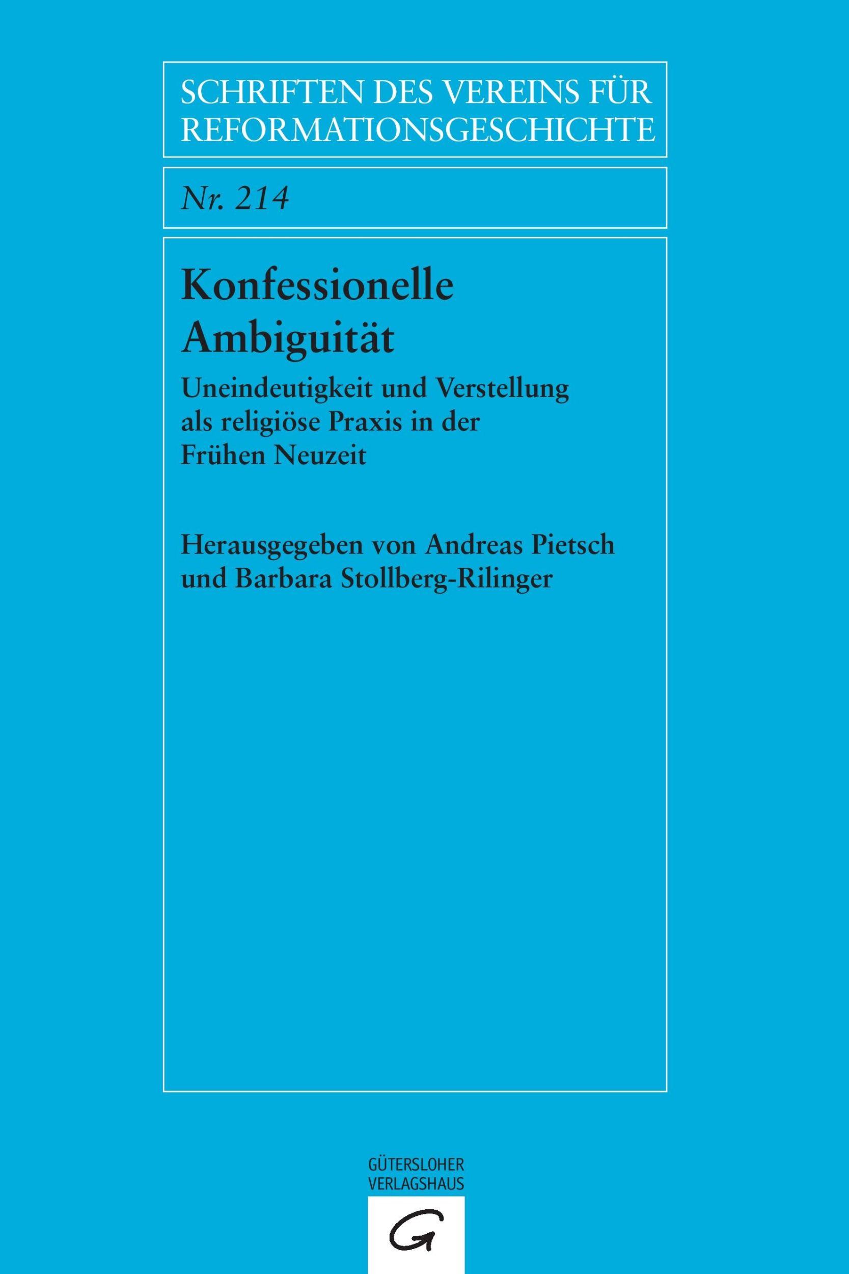 Cover: 9783579059945 | Konfessionelle Ambiguität | Andreas Pietsch (u. a.) | Taschenbuch