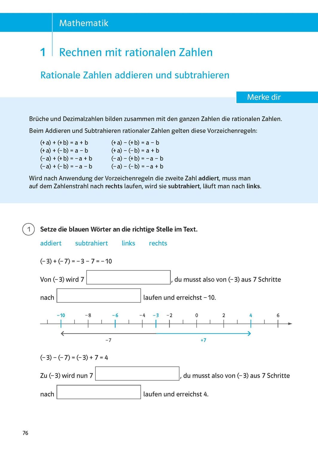 Bild: 9783129276372 | Klett Sicher durch die 7. Klasse - Deutsch, Mathematik, Englisch