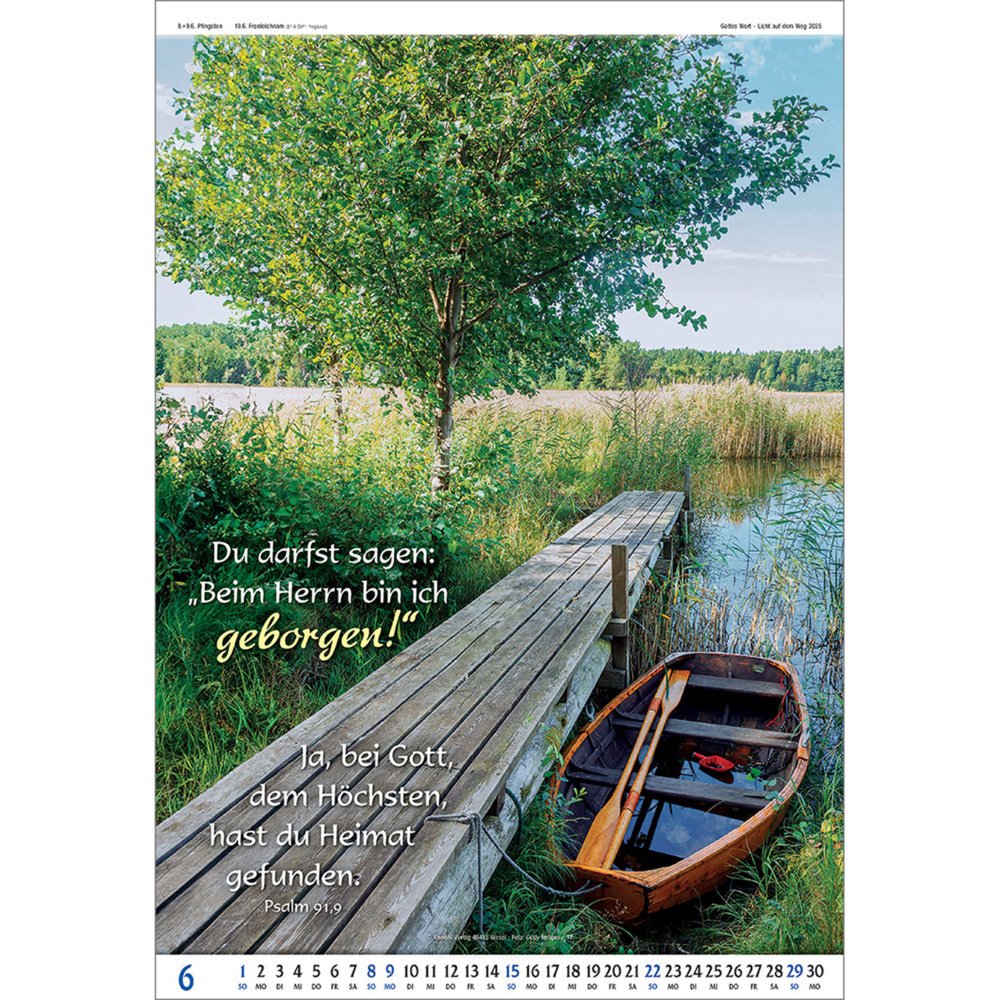 Bild: 9783754837054 | Gottes Wort - Licht auf dem Weg 2025 | Wandkalender | Kalender | 14 S.