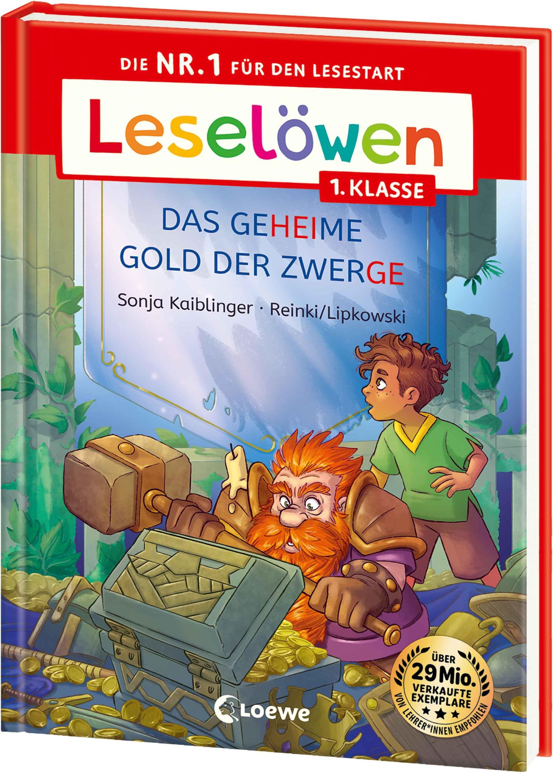 Cover: 9783743219755 | Leselöwen 1. Klasse - Das geheime Gold der Zwerge...