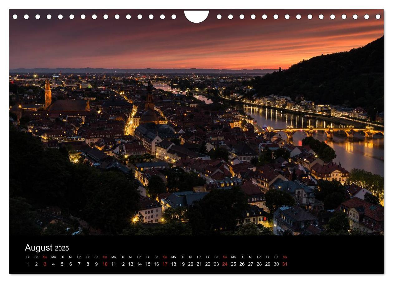 Bild: 9783435696055 | Heidelberger Stadtansichten (Wandkalender 2025 DIN A4 quer),...