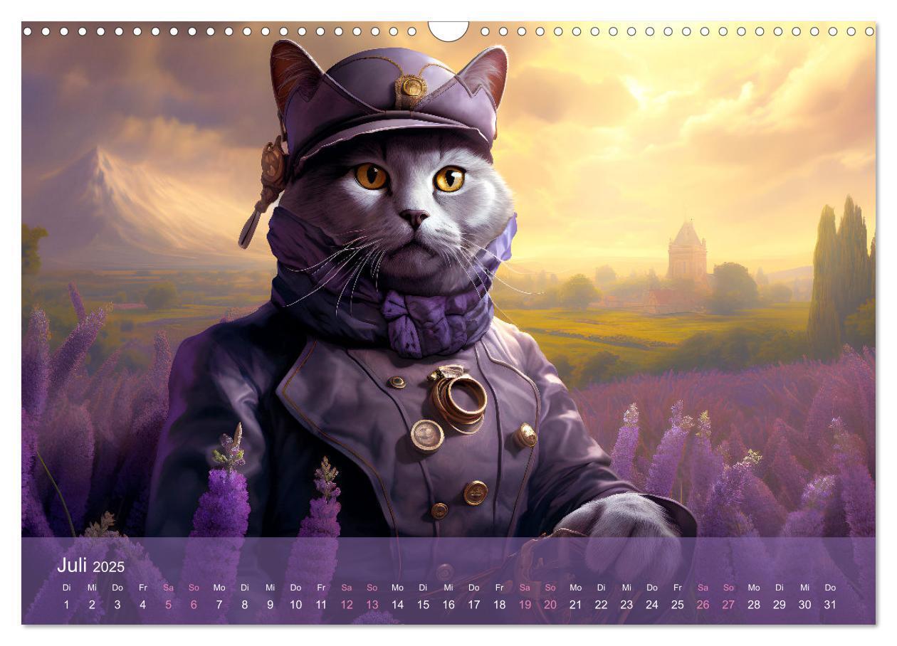 Bild: 9783383858901 | Charaktiere Katzen dieser Welt (Wandkalender 2025 DIN A3 quer),...