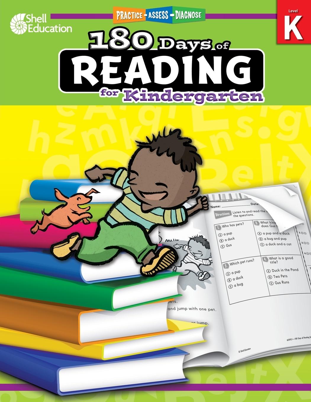 Cover: 9781425809218 | 180 Days of Reading for Kindergarten | Practice, Assess, Diagnose