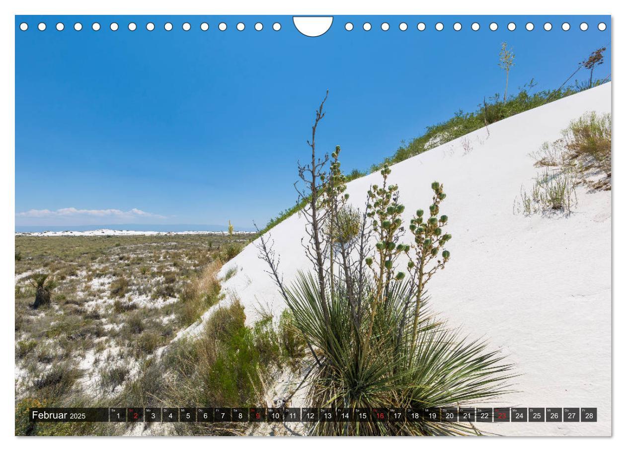 Bild: 9783435210800 | WHITE SANDS Die weiße Wüste in New Mexico (Wandkalender 2025 DIN A4...