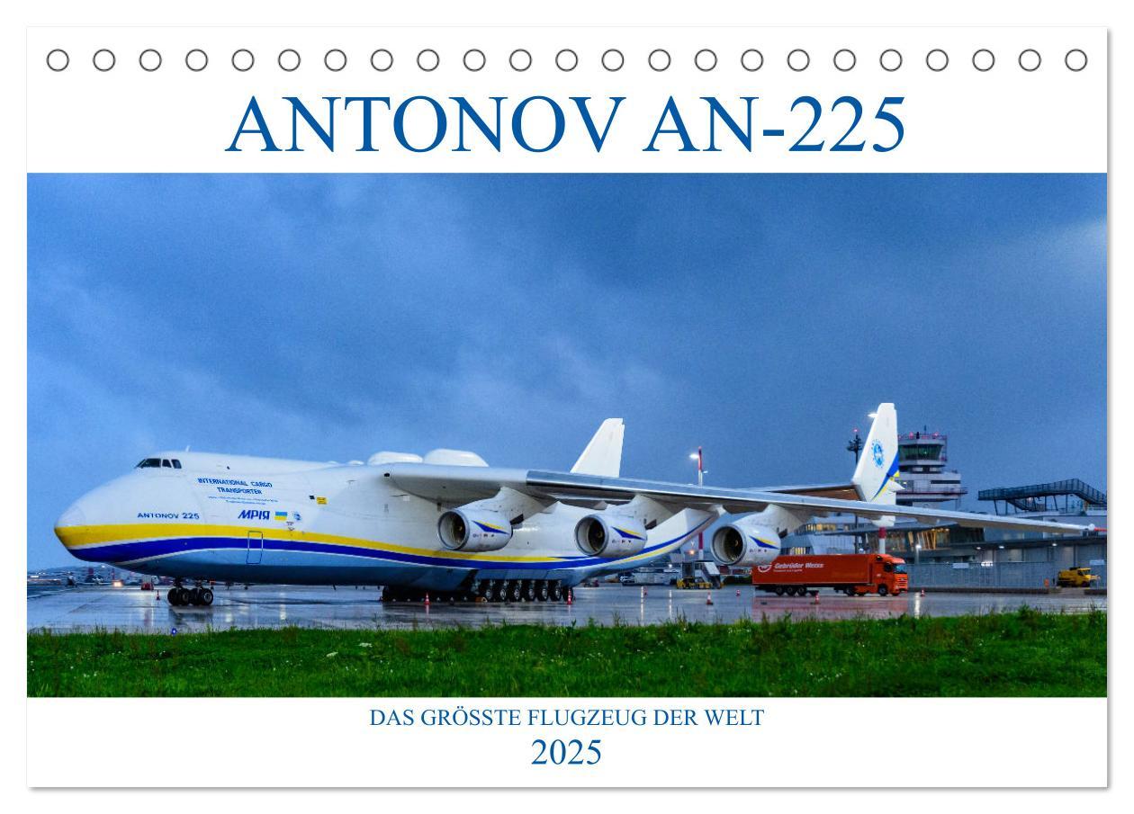 Cover: 9783383994814 | ANTONOV AN-225 "MRIJA" (Tischkalender 2025 DIN A5 quer), CALVENDO...