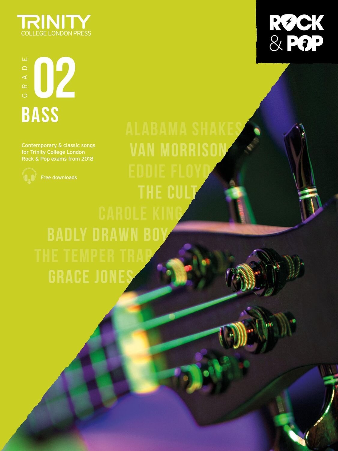 Cover: 9780857366313 | Trinity Rock &amp; Pop 2018 Bass: Grade 2 | Taschenbuch | Buch | Englisch