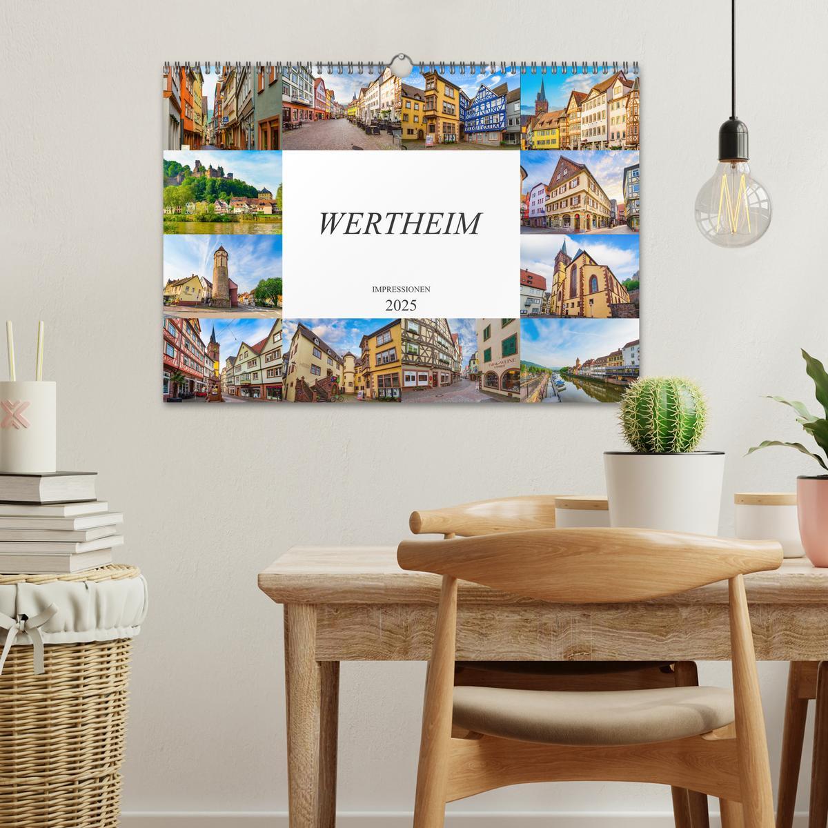 Bild: 9783435229451 | Wertheim Impressionen (Wandkalender 2025 DIN A3 quer), CALVENDO...