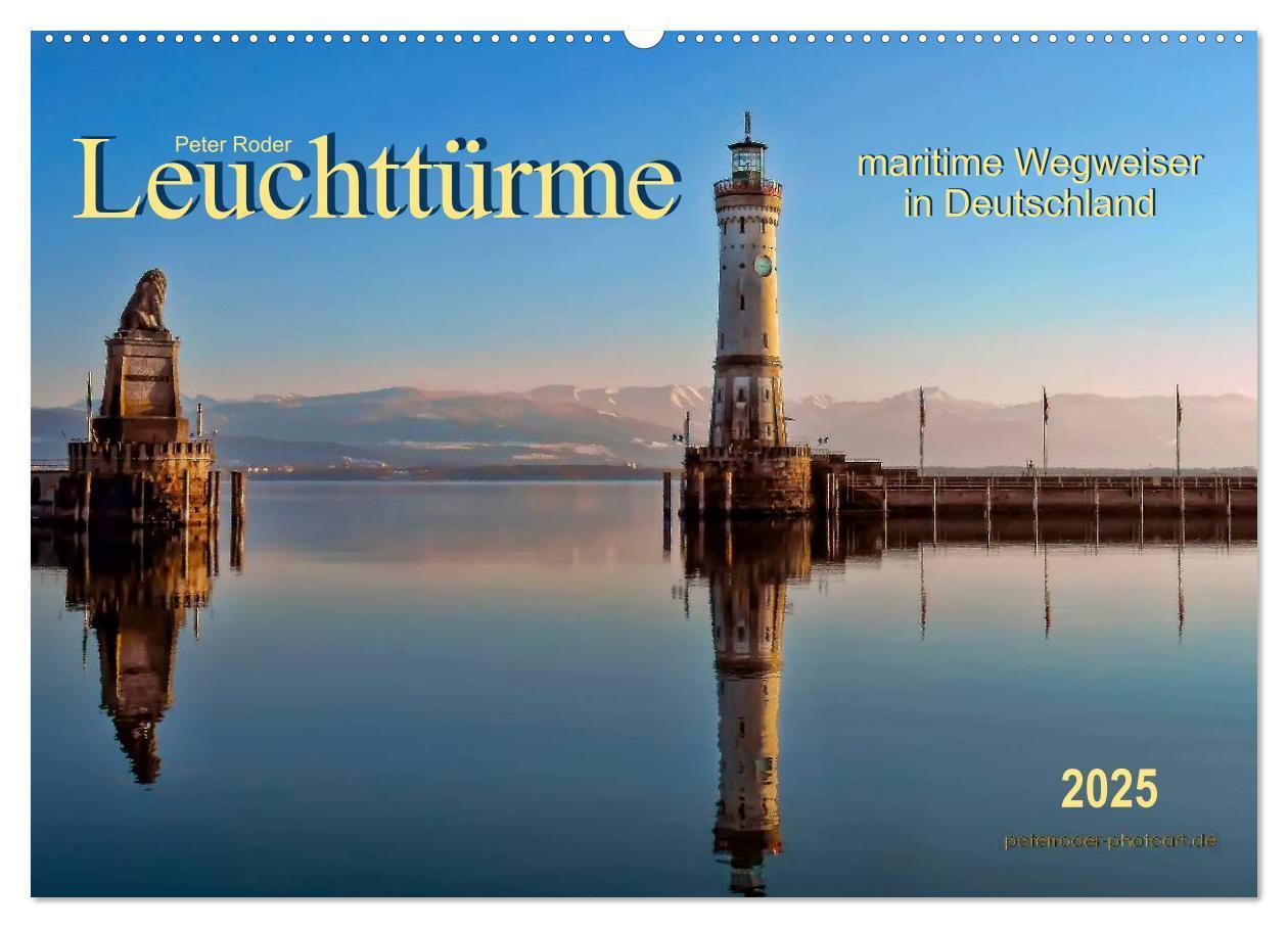 Cover: 9783435560585 | Leuchttürme - maritime Wegweiser in Deutschland (Wandkalender 2025...