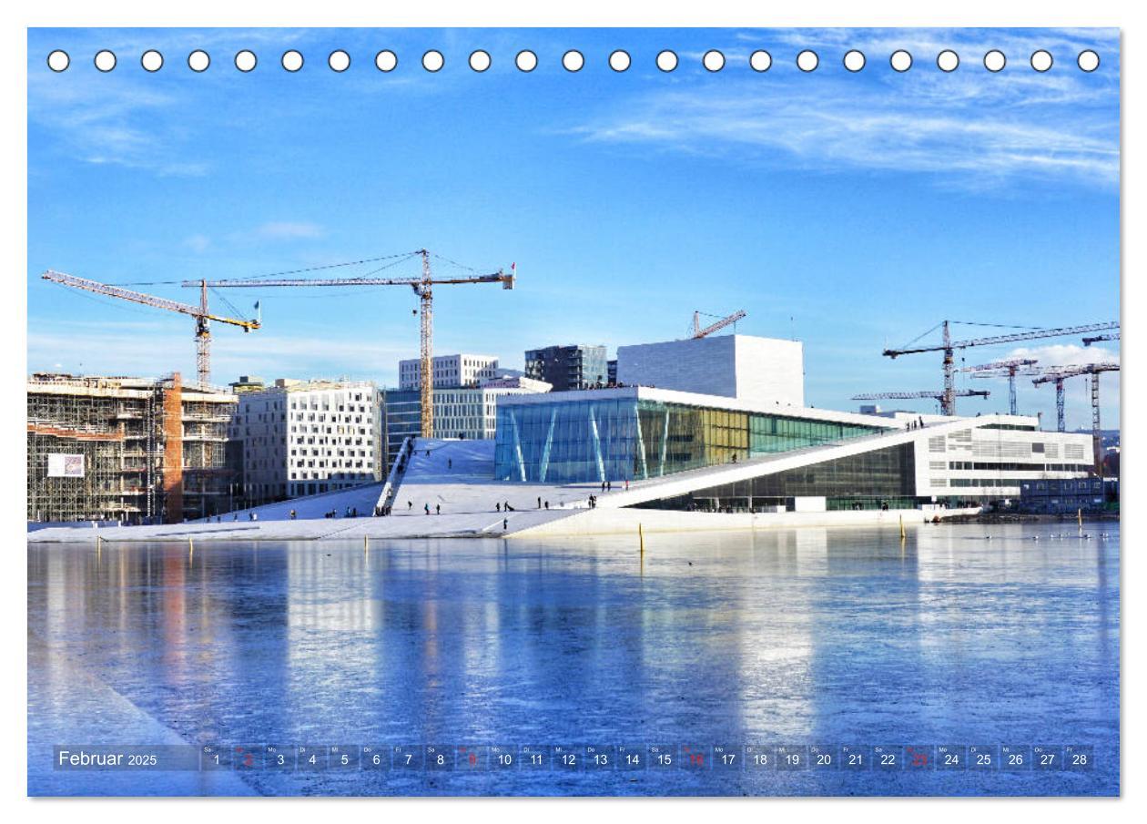 Bild: 9783435276332 | Oslo - Norwegen (Tischkalender 2025 DIN A5 quer), CALVENDO...