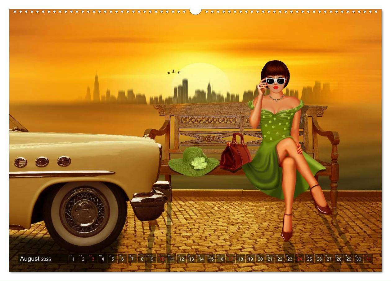 Bild: 9783435472925 | Oldtimer und Pin-Up Girls by Mausopardia (Wandkalender 2025 DIN A2...