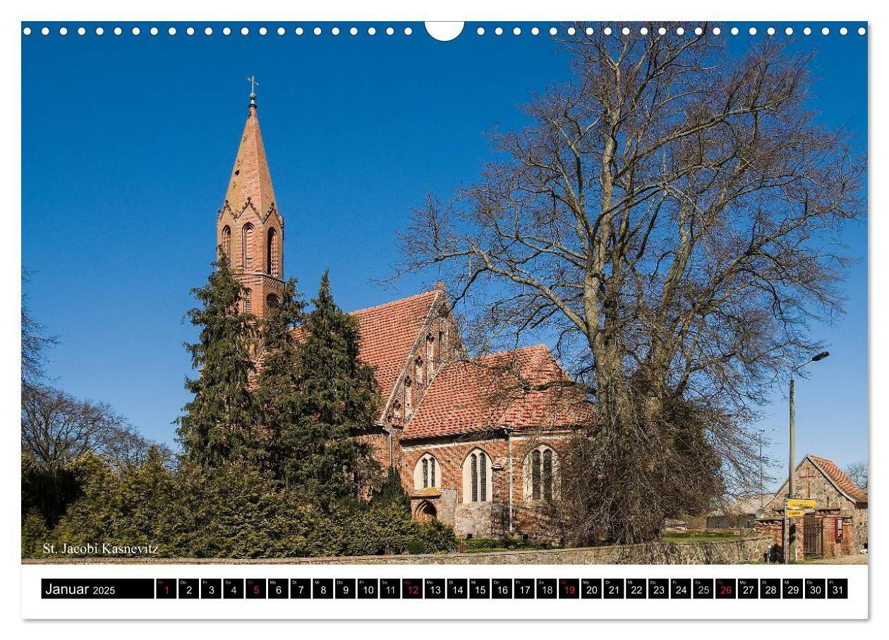 Bild: 9783435816613 | Dorfkirchen auf Rügen (Wandkalender 2025 DIN A3 quer), CALVENDO...