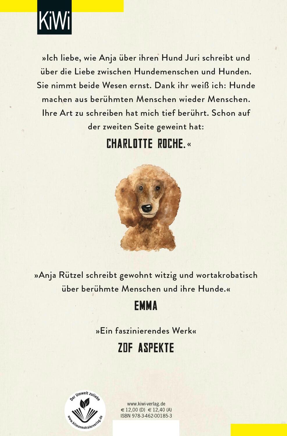 Rückseite: 9783462001853 | Schlafende Hunde | Anja Rützel | Taschenbuch | 272 S. | Deutsch | 2021