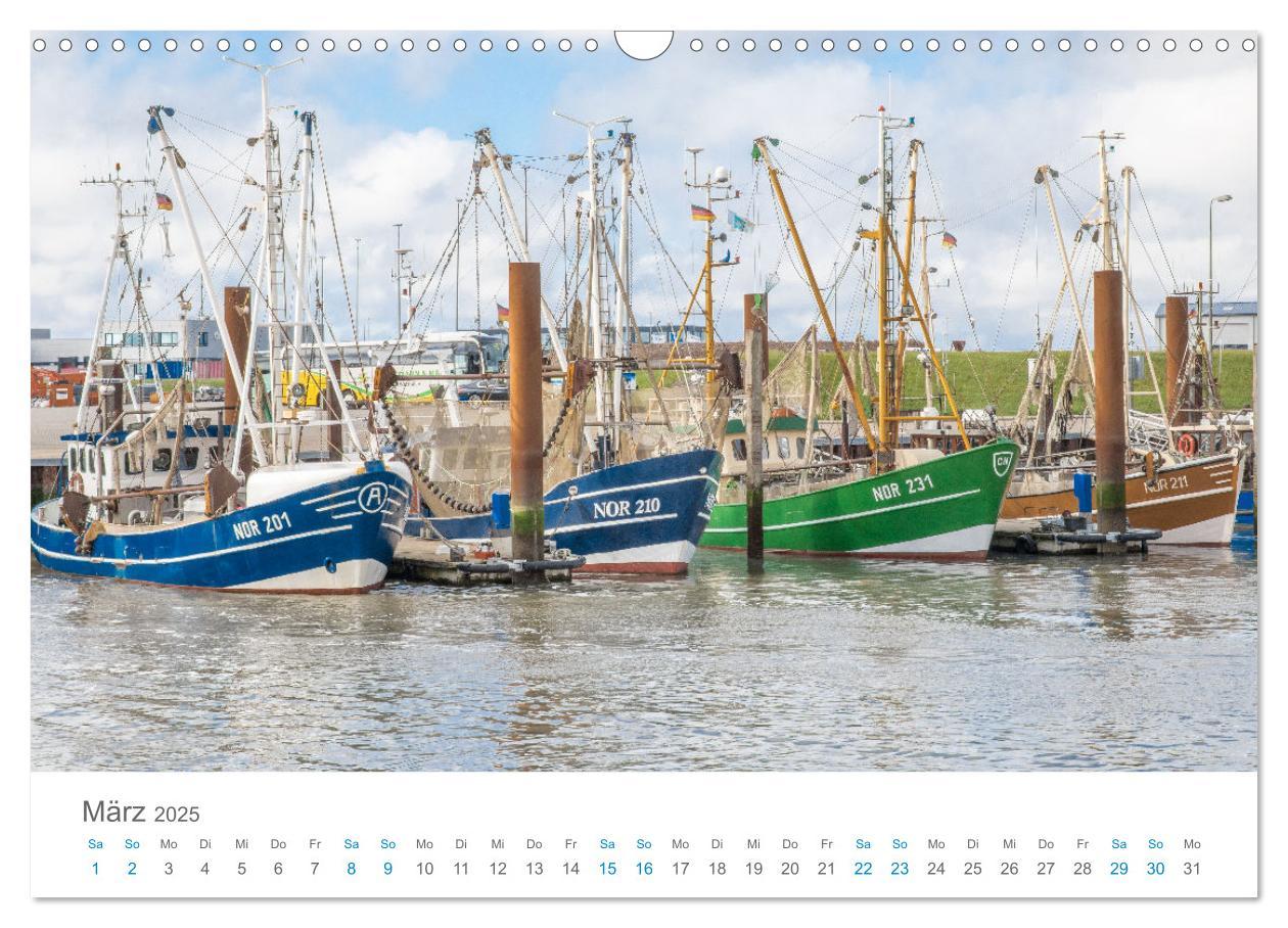 Bild: 9783435071548 | Moin Norden-Norddeich (Wandkalender 2025 DIN A3 quer), CALVENDO...