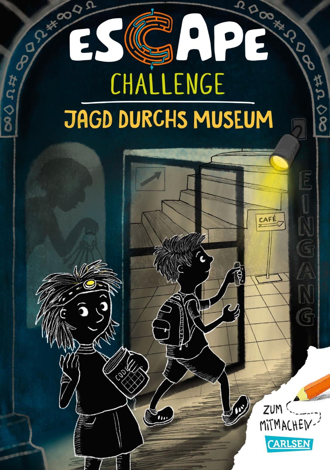 Cover: 9783551189875 | Escape-Buch für Grundschulkinder: Escape Challenge: Jagd durchs Museum