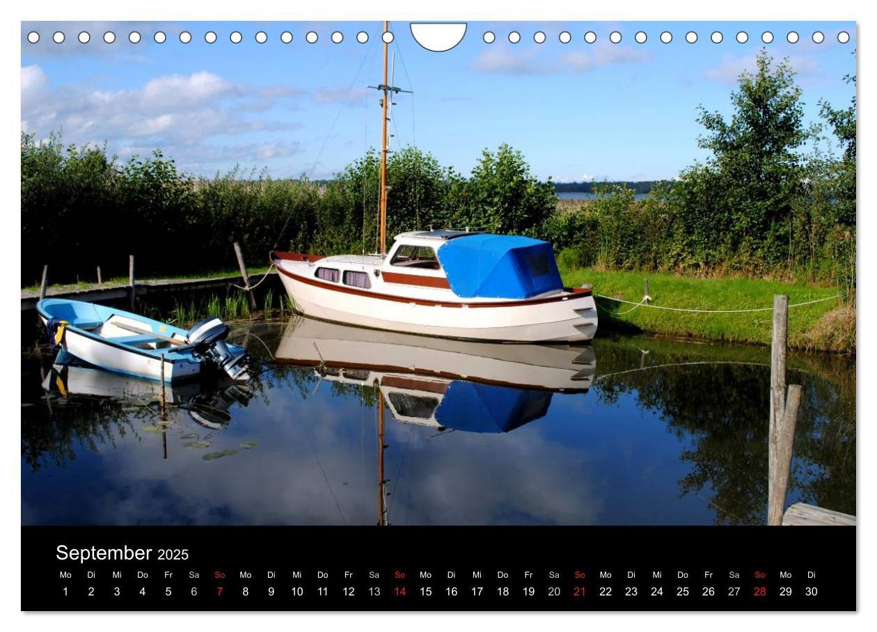 Bild: 9783435837489 | Boote (Wandkalender 2025 DIN A4 quer), CALVENDO Monatskalender | 2025