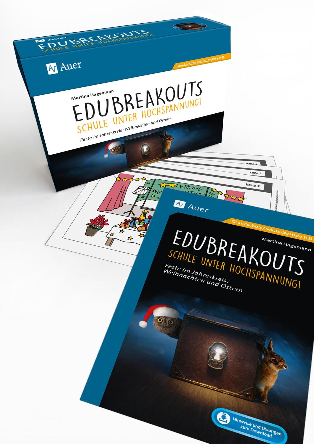 Cover: 9783403087434 | EduBreakouts - Feste im Jahreskreis | Martina Hagemann | Bundle | 2022