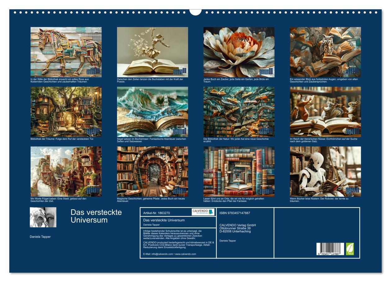 Bild: 9783457147887 | Das versteckte Universum (Wandkalender 2025 DIN A2 quer), CALVENDO...