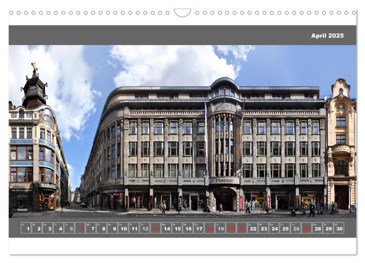 Bild: 9783435798445 | Leipzig Fassade 2025 (Wandkalender 2025 DIN A3 quer), CALVENDO...