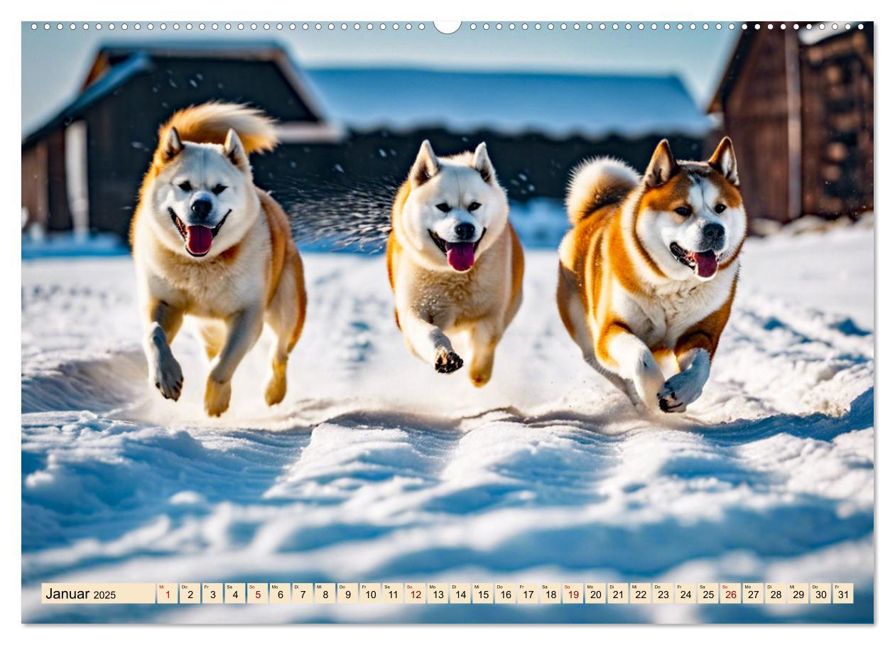 Bild: 9783457071755 | Akita Inu - Inbegriff der Treue (hochwertiger Premium Wandkalender...