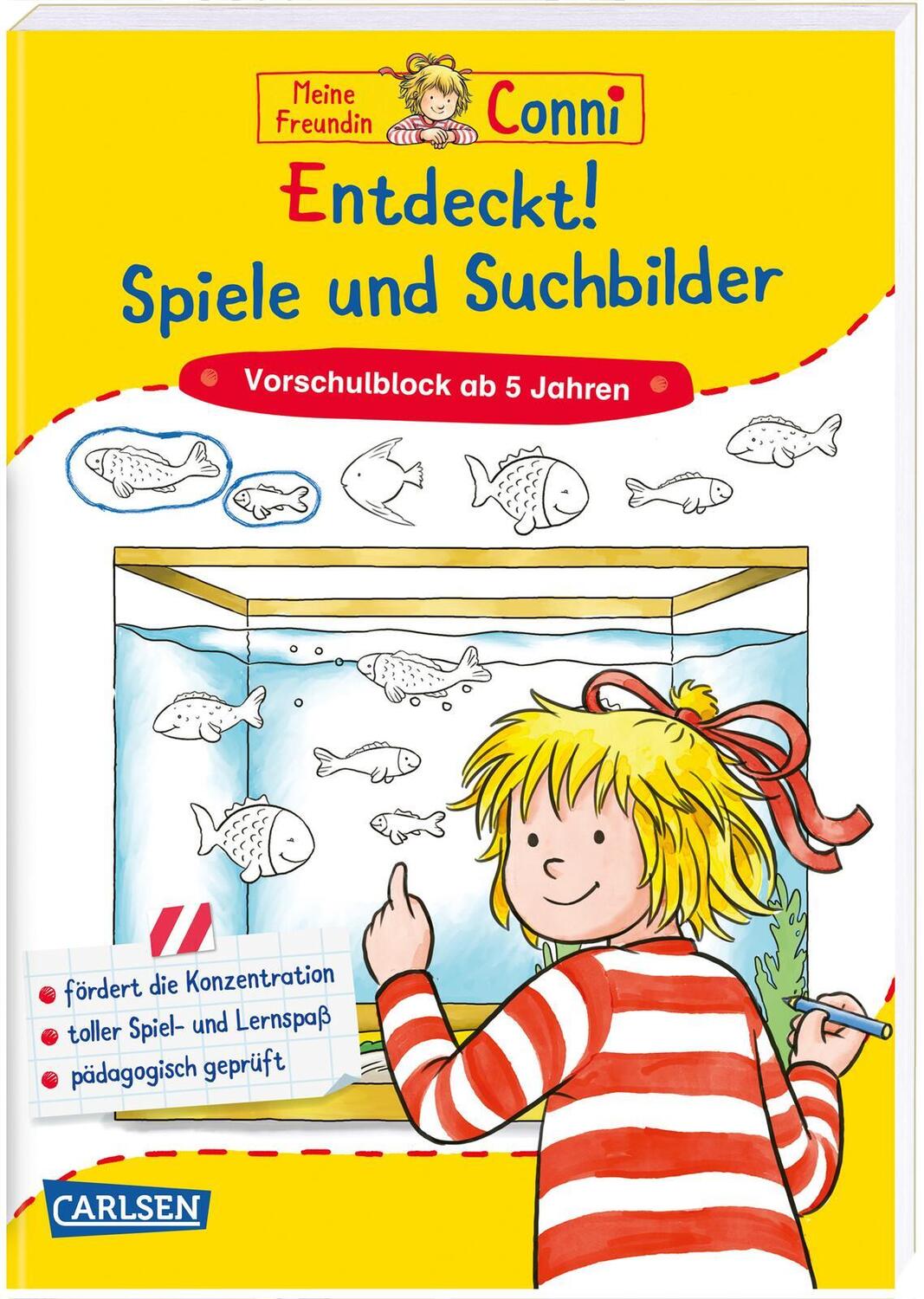 Cover: 9783551187840 | Conni Gelbe Reihe (Beschäftigungsbuch): Entdeckt! Spiele und...