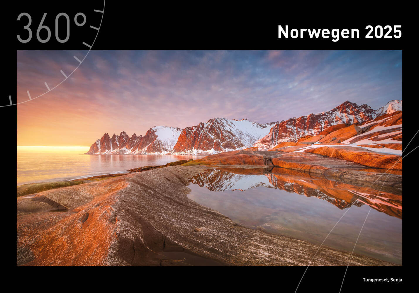 Cover: 9783968555195 | 360° Norwegen Premiumkalender 2025 | Gerhard Zwerger-Schoner (u. a.)