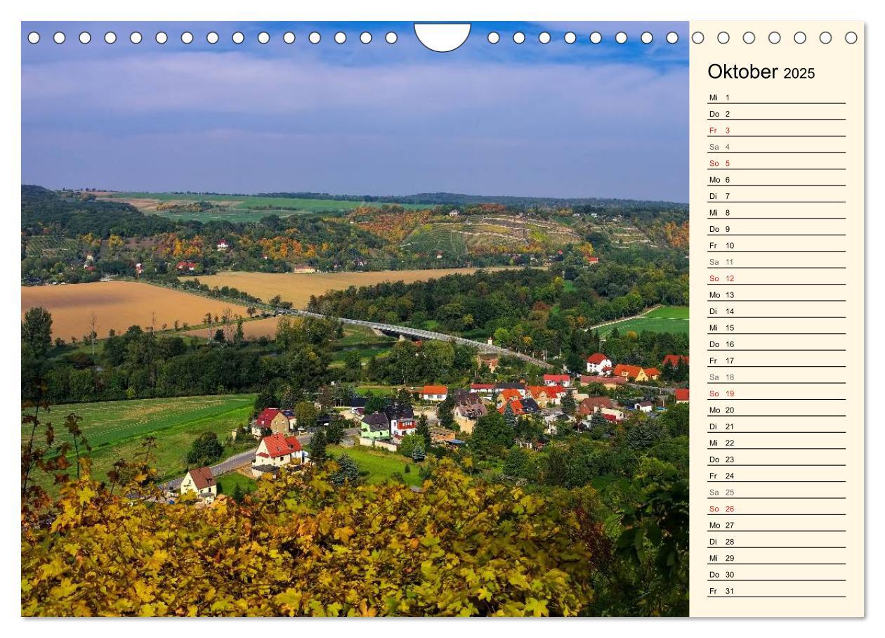 Bild: 9783435508006 | Saale-Unstrut - Region aus Wein und Stein (Wandkalender 2025 DIN A4...