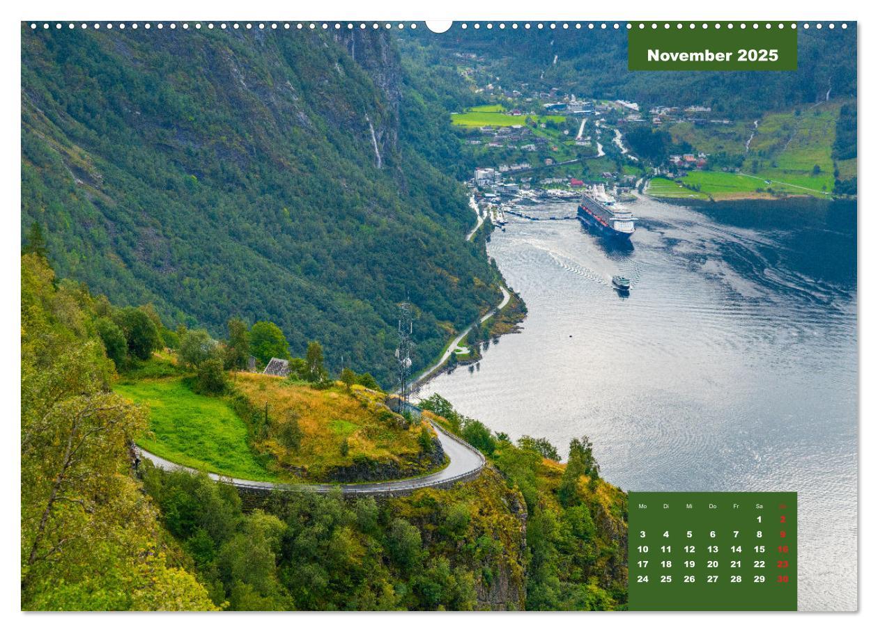 Bild: 9783435254569 | Geiranger - grandiose Fjordlandschaft (Wandkalender 2025 DIN A2...