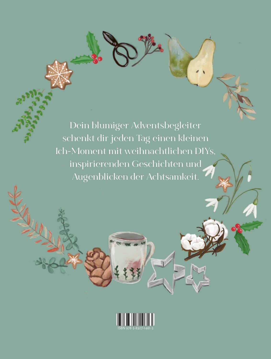 Rückseite: 9783830714613 | Weihnachtliche Blumenpoesie | Anna C. Rupp | Buch | 152 S. | Deutsch