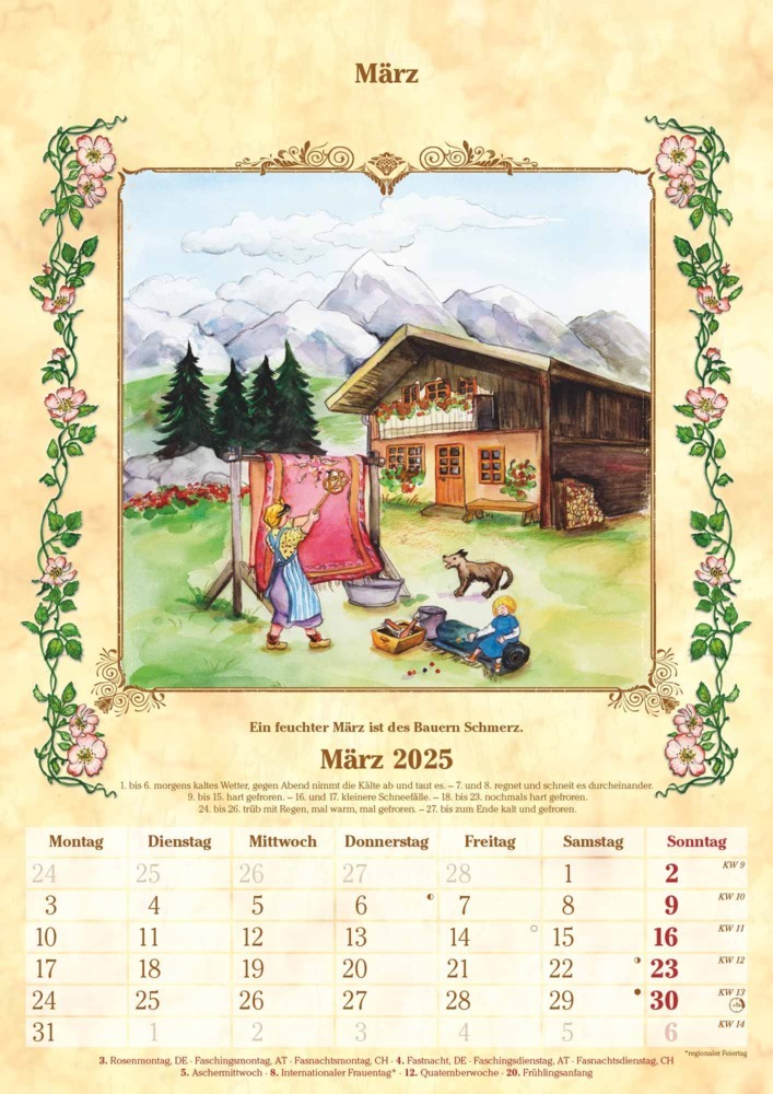 Bild: 4251732342043 | Alpha Edition - Bauernkalender 2025 Bildkalender, 29,7x42cm,...