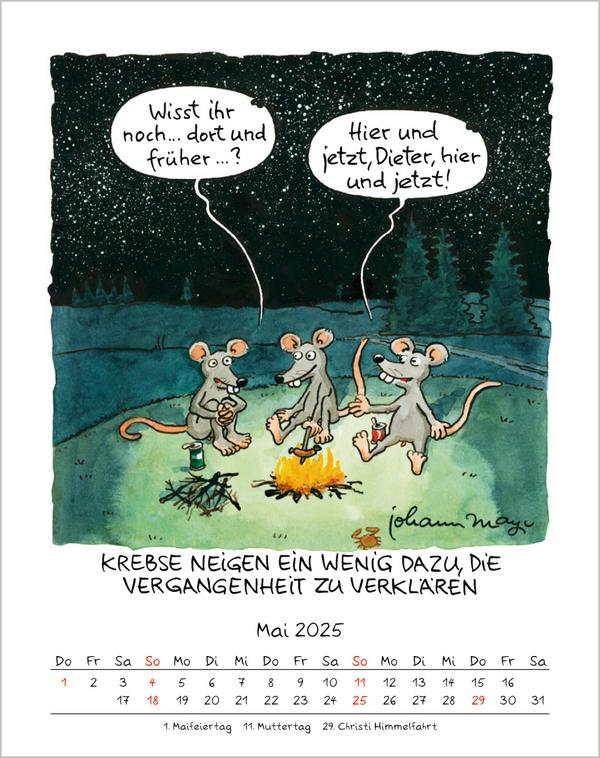 Bild: 9783731876656 | Krebs 2025 | Verlag Korsch | Kalender | Spiralbindung | 13 S. | 2025