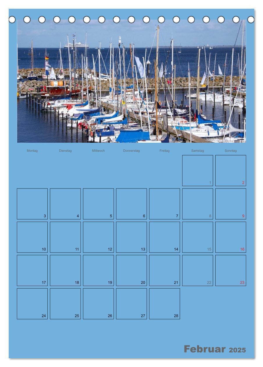 Bild: 9783457068861 | Rund um die Kieler Förde / Planer (Tischkalender 2025 DIN A5 hoch),...