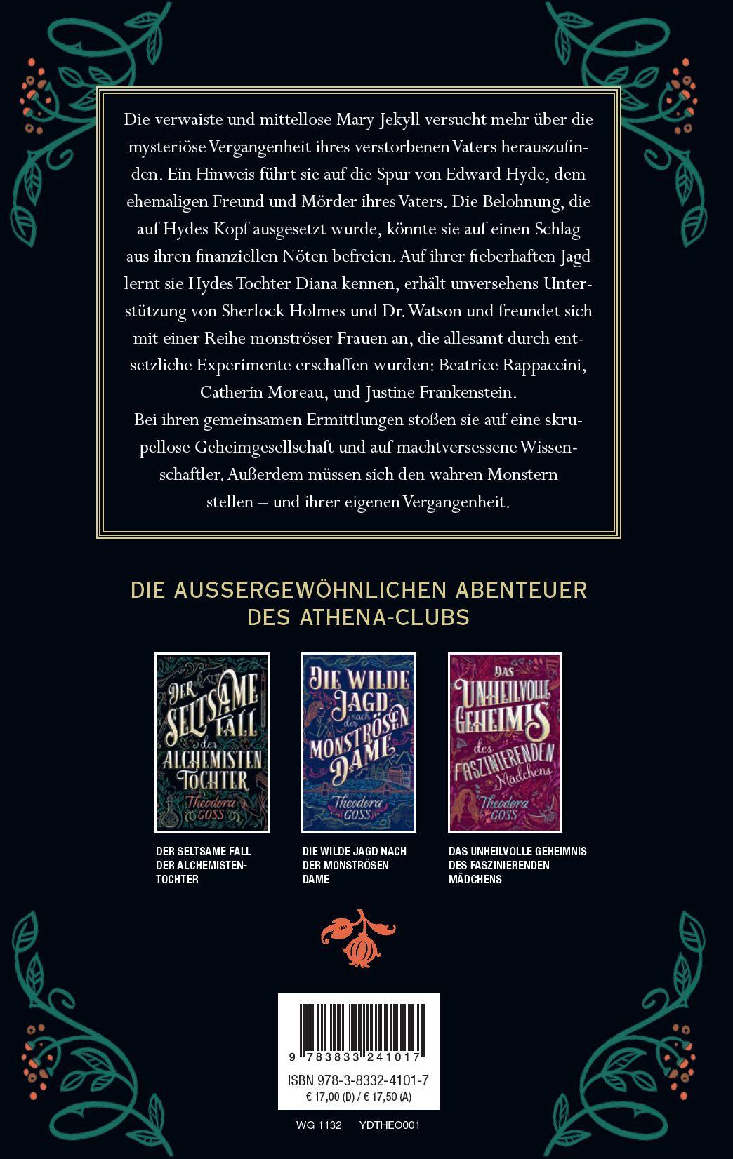 Rückseite: 9783833241017 | Der seltsame Fall der Alchemisten-Tochter | Theodora Goss | Buch