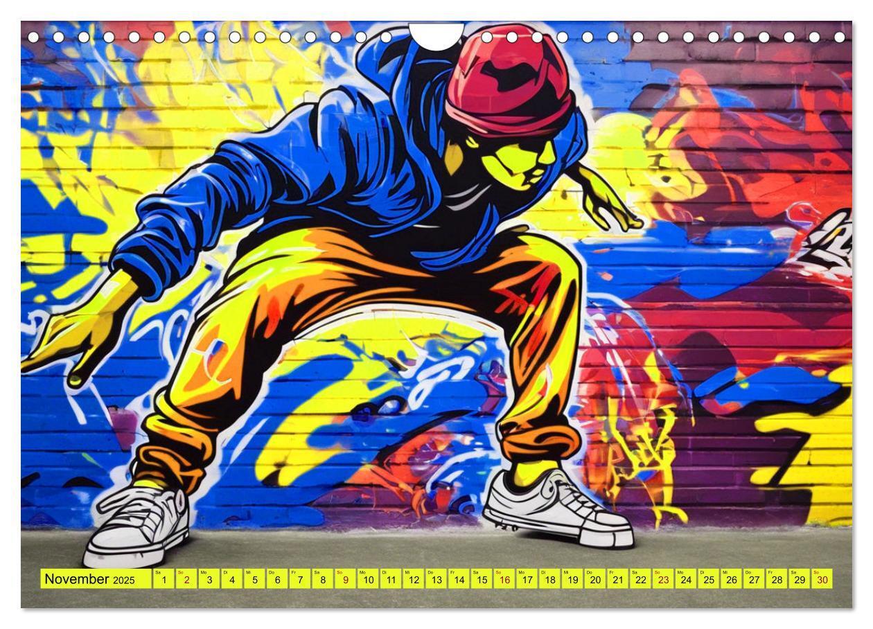 Bild: 9783383822384 | Lebensart Hip Hop (Wandkalender 2025 DIN A4 quer), CALVENDO...