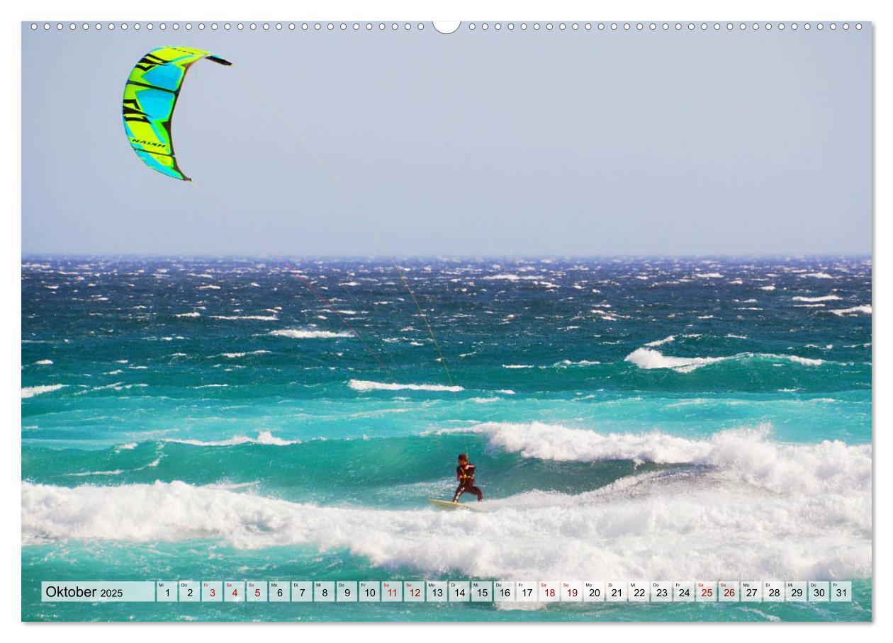 Bild: 9783435326174 | Kitesurfen - Action pur (Wandkalender 2025 DIN A2 quer), CALVENDO...