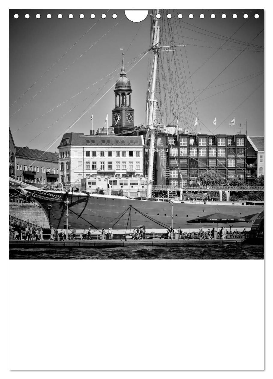 Bild: 9783457033579 | HAMBURG Monochrome Ansichten (Wandkalender 2025 DIN A4 hoch),...