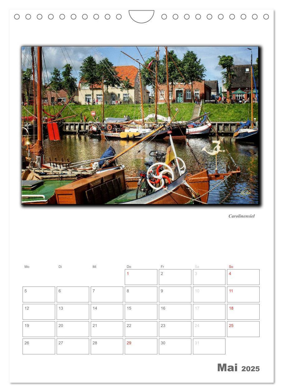 Bild: 9783457059104 | Ostfriesland - die bezaubernden alten Häfen / Planer (Wandkalender...