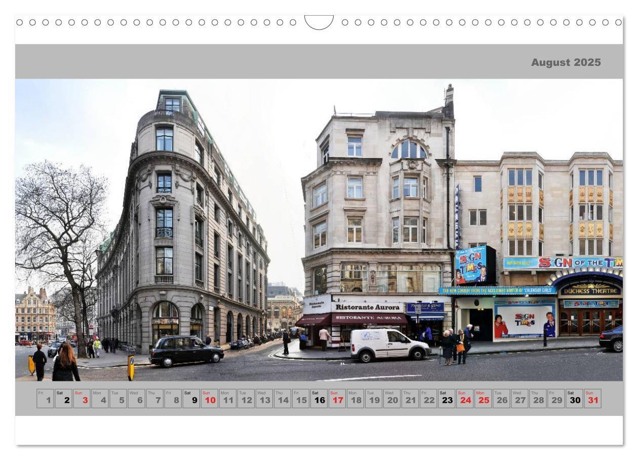 Bild: 9781325995875 | London Street Fronts 2025 / UK-Version (Wall Calendar 2025 DIN A3...