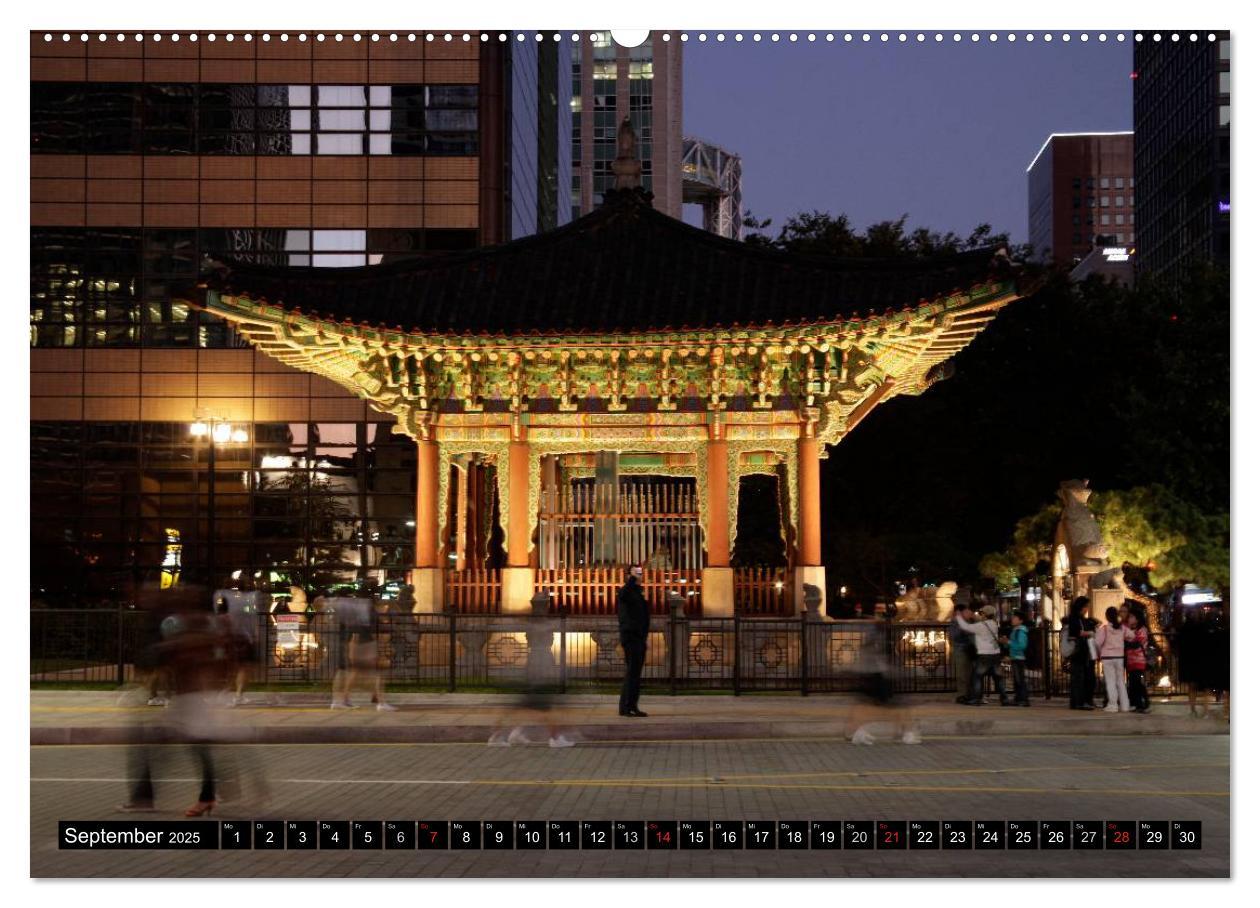 Bild: 9783435741038 | Seoul (Wandkalender 2025 DIN A2 quer), CALVENDO Monatskalender | 2025