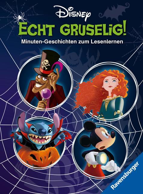 Cover: 9783473497850 | Disney: Gruselige Minuten-Geschichten zum Lesenlernen -...