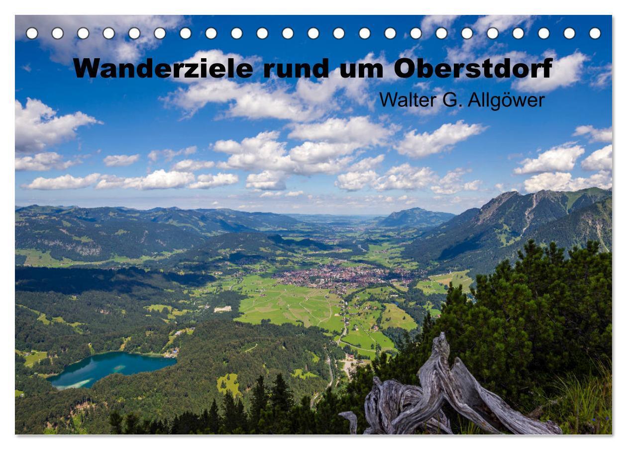 Cover: 9783435493258 | Wanderziele rund um Oberstdorf (Tischkalender 2025 DIN A5 quer),...