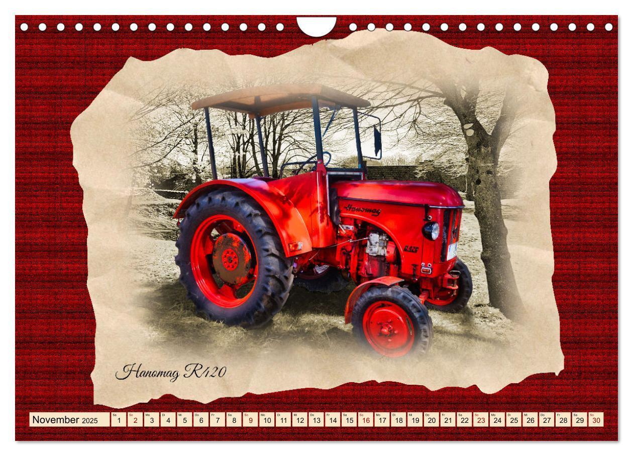 Bild: 9783383845970 | Hanomag Schlepper (Wandkalender 2025 DIN A4 quer), CALVENDO...