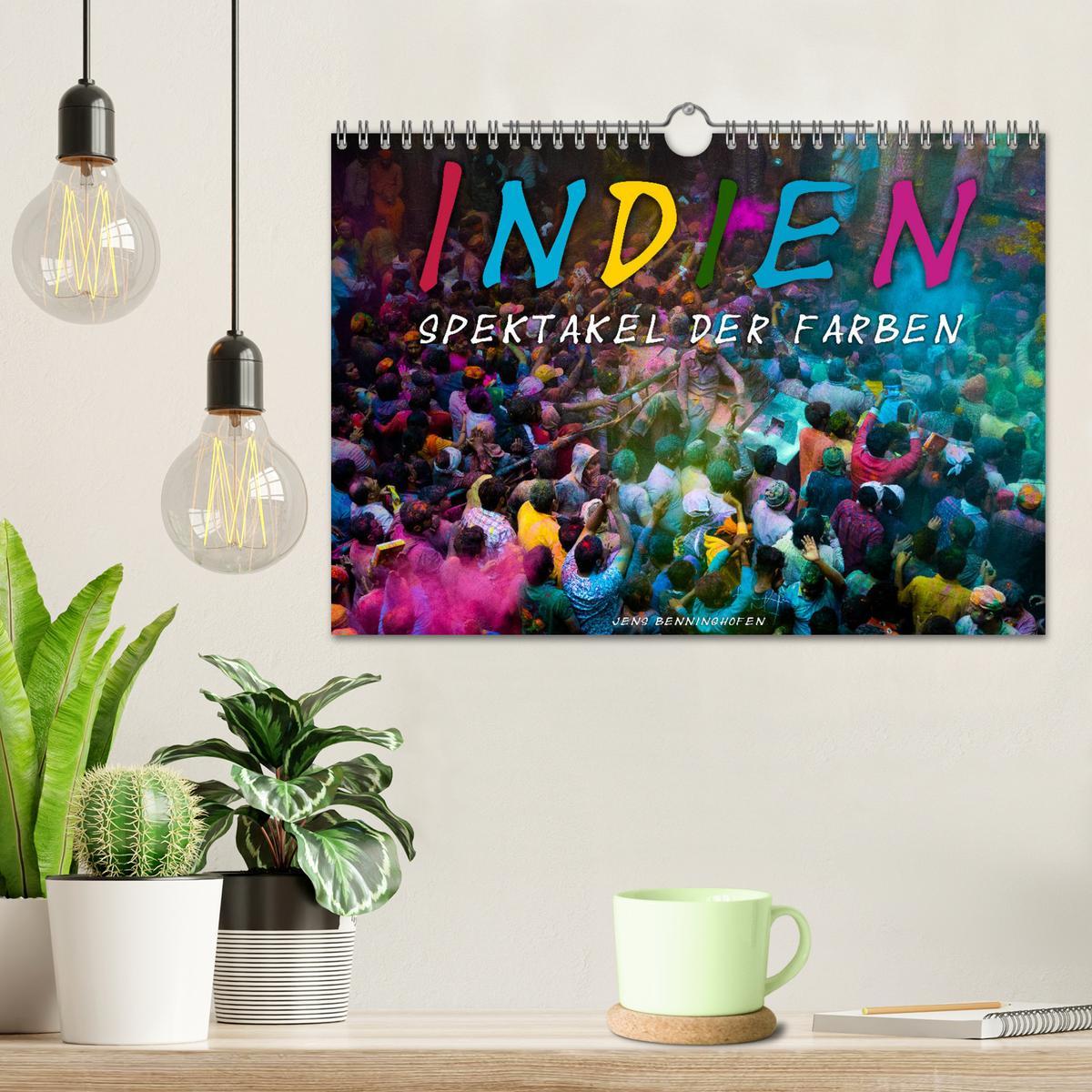 Bild: 9783435148806 | Indien - Spektakel der Farben (Wandkalender 2025 DIN A4 quer),...