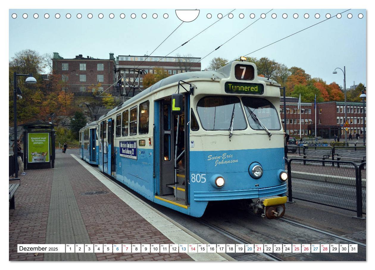 Bild: 9783435332519 | Die Göteborger Straßenbahn (Wandkalender 2025 DIN A4 quer),...