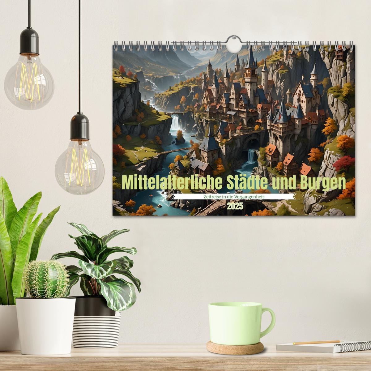 Bild: 9783457144350 | Mittelalterliche Städte und Burgen (Wandkalender 2025 DIN A4 quer),...