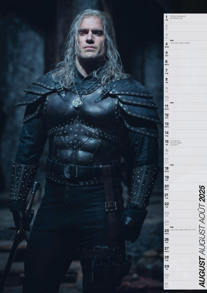 Bild: 9798893610772 | Henry Cavill Kalender 2025 | Der Star aus The Witcher | Kalender