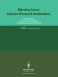 Cover: 9783540667773 | Refresher Course Aktuelles Wissen für Anästhesisten | Purschke | Buch