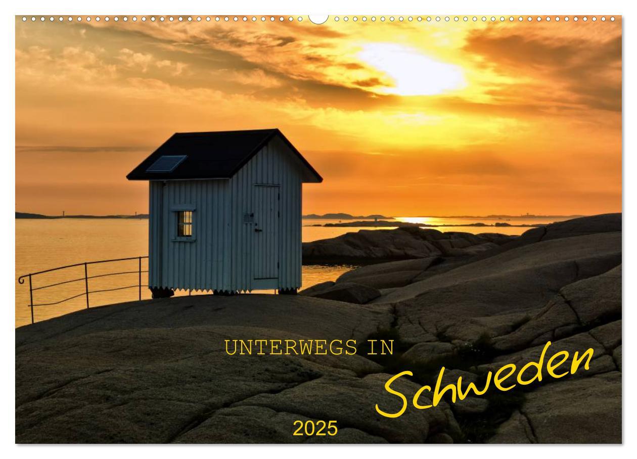 Cover: 9783435593187 | Unterwegs in Schweden (Wandkalender 2025 DIN A2 quer), CALVENDO...