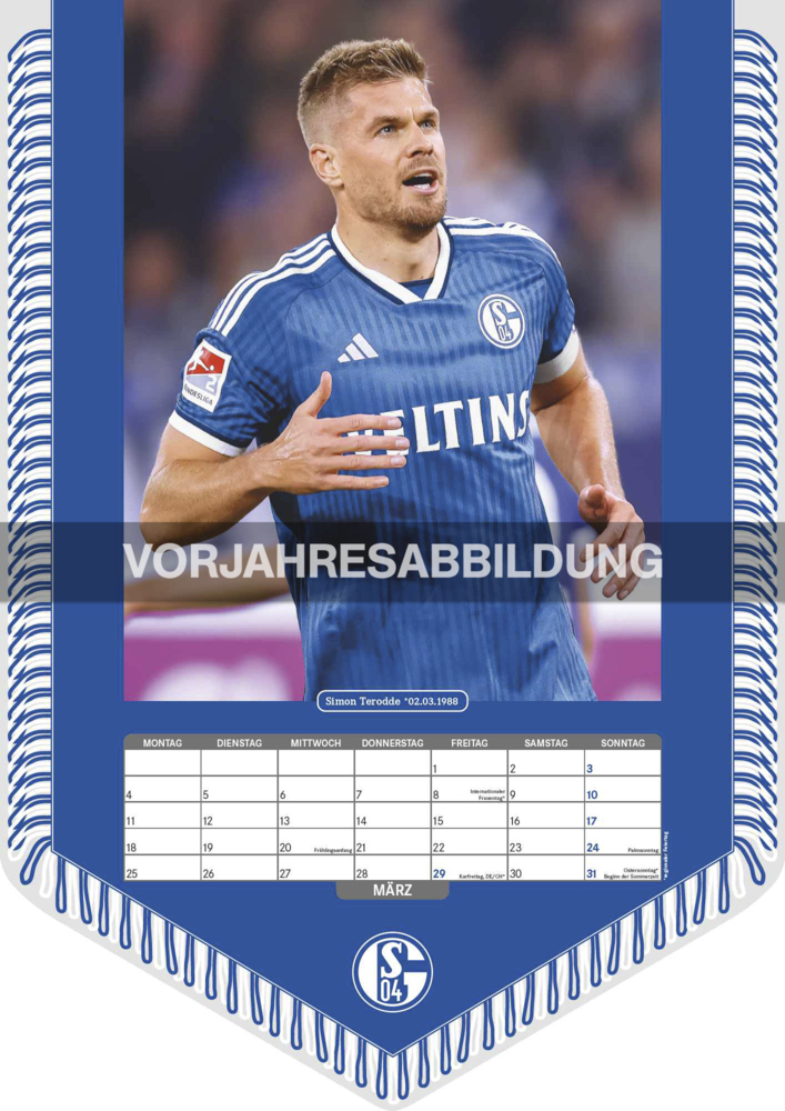 Bild: 4002725994462 | N NEUMANNVERLAGE - FC Schalke 04 2025 Bannerkalender, 29,7x42cm,...